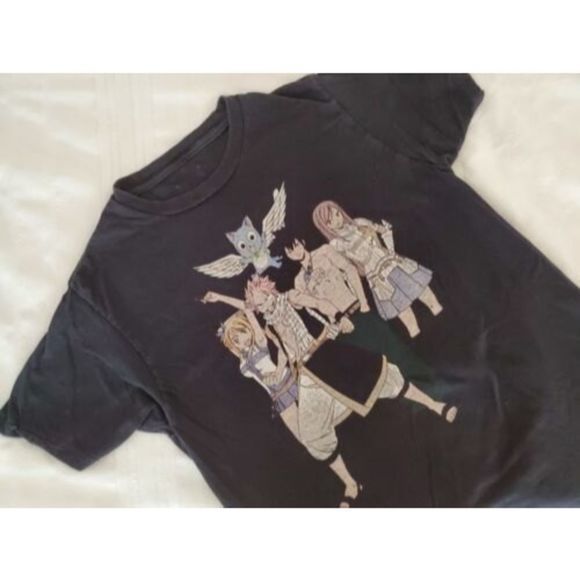 FAIRY TAIL ANIME - Funimation - BLACK T-SHIRT- Size Large? - Picture 5 of 6